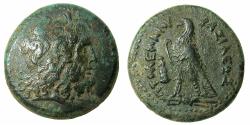 Ancient Coins - PTOLEMAIC EMPIRE.PHOENICIA.Ptolemy III 246-221 BC.AE.Diobol. Mint of Tyre.