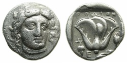Ancient Coins - CARIA, Island off. RHODES.Circa 305-275.AR.Didrachma.
