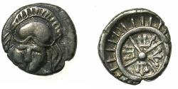 Ancient Coins - THRACE.MESEMBRIA.4th cent BC.AR.Diobol.