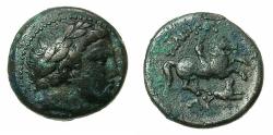 Ancient Coins - MACEDON.Philip III Arrhidaios 323-317 BC.AE.Unit.Posthumus issue struck under Lysimachus 323-281 BC.
