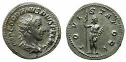 Ancient Coins - ROMAN.Gordian III AD 238-244.AR.Antoninianus.Mint of ROME. Jupiter standing