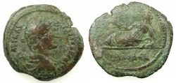 Ancient Coins - EGYPT.ALEXANDRIA.Hadrian AD 117-138.AE Hemi drachma, struck AD 127/28.#  Euthenia, the spouse of Nilus,