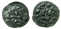 World Coins - CRUSADER STATES.GREECE.EPIRUS.John II Orsini AD 1323-1335.Bi.Denier.Struck at ARTA.