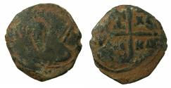 World Coins - CRUSADER STATES.Principality of Antioch.Tancred AD 1104-1112.AE.Follis.2nd type. Bust of Tancred.