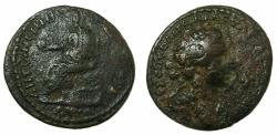 Ancient Coins - CILICIA.HIEROPOLIS - CASTABALA.Marcus Aurelius AD 161-180.AE.28.1mm. Reverse.Dionysos