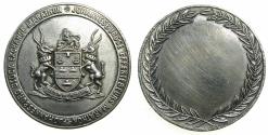 World Coins - SOUTH AFRICA.Johannesbourg stock exchange marathon. White metal. Winners medal uninscribed. Circa 1970s?