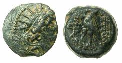 約2150年前の貨幣！SELEUCID KINGDOM Alexander II Alexander II Zabinas AE, Seleucid Kings, Good Extremely Fine