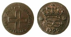 World Coins - ITALY.SARDINIA.Vittorio Amadeo II 1773-1796.AE.2 Denari 1792.Mint of TURIN.
