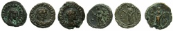 Ancient Coins - EGYPT.ALEXANDRIA.Maximianus Heraclius AD 286-305.Three x Billon Tetradrachms, struck AD 287/288.~#~.Three varients of same date and type, Omonia..