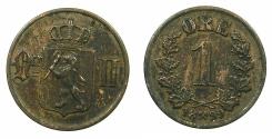 World Coins - NORWAY.1 Ore.1899.