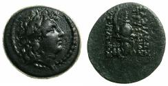Ancient Coins - SELEUCID EMPIRE.ANTIOCH.Tryphon Circa 141-138 BC.AE. 20mm.