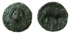 Ancient Coins - SELEUCID EMPIRE.Antiochus I 280-261 BC.AE.18mm. Mint of carrhae.