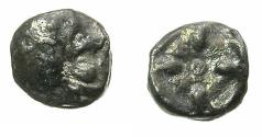 Ancient Coins - IONIA.MILETUS.Circa 500-494 BC.AR.Diobol.