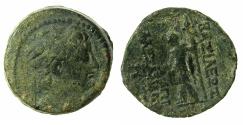 Ancient Coins - SELEUCID EMPIRE.Alexander II Zebinas 128-123 BC.AE.19.3mm.Antioch mint.struck 129/8 BC.