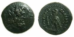 Ancient Coins - PTOLEMAIC EMPIRE.PHOENICIA.Ptolemy III Euergetes I 247-220 BC.AE.Hemiobol.Mint of TYRE.