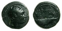 Ancient Coins - SELEUCID EMPIRE.Demetrius I Soter 162-150 BC.AE.20.7mm. struck 154/3 BC.  Mint of TYRE.