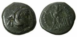 Ancient Coins - PTOLEMAIC EMPIRE.EGYPT.Ptolemy II Philadelphos 285-246 BC.AE.Trihemiobol.Series 3.struck mid to late 260's. Mint of ALEXANDRIA.