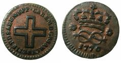 World Coins - ITALY.SARDINIA.Carlo Emanuele III 1730-1773.AE.2 Denari 1770.Mint of TURIN.