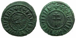 World Coins - ARMENIA, Cilician kingdom. Levon I 1198-1219.AE.Tank.Mint of SIS.