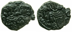 Ancient Coins - BYZANTINE EMPIRE.Constantine V AD 741-775 with associate Leo IV from AD 751.AE.Follis.Mint of SYRACUSE.