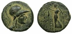 Ancient Coins - SYRIA.APAMEA.Pseudo-Automous issue.AE.18.8mm.Struck 27/26 BC. Athena.Nike.