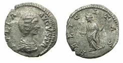 Ancient Coins - ROMAN.Julia Domna, wife of Septimius Severus, Augusta AD 193-217.AR.Denarius.Mint of ROME. Felicitas.