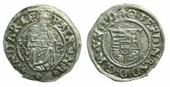 World Coins - HUNGARY.Ferdinand I H.R.E.AD 1526-1657.AR.Denar.1540.Mint of KREMNITZ
