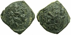 Ancient Coins - BYZANTINE EMPIRE.SICILY.Constans II AD 641-668.AE.Follis.Mint of SYRACUSE.