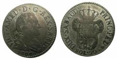 World Coins - ITALY.SAVOY.Vittorio Amedeo III AD 1773-1796.Billon 20 Soldi 1796.