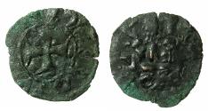 World Coins - CRUSADER STATES.GREECE.EPIRUS.John II Orsini AD 1323-1335.Bi.Denier.Struck at ARTA.