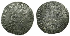 World Coins - ITALY.Kingdom of Naples.Robert 'The Wise' of Anjou AD 1309-1343.AR.Gigliato.Pothumus issue, uncertain ruler or mint.