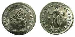 Ancient Coins - ROMAN.Constantine I The Great AD 306-337.AE.Follis. Mint of TRIER. Sol.