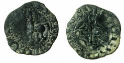 World Coins - CILICIAN ARMENIA.Baronial period.Levon II AD 1187-1198.AE.Pogh.light issue.