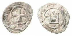 World Coins - CRUSADER STATES.CYPRUS.Henry I AD 1218-1253.Billon Denier.Type 7.Group 1.