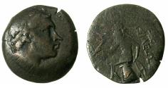 Ancient Coins - SELEUCID EMPIRE.Antiochus III 223-187 BC.AE.22.1mm. Mint of ECBATANA.