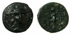 Ancient Coins - SELEUCID EMPIRE.Antiochus I 280-261 BC.AE.13.5mm. Facing head of Athena. Uncertain mint in Western Asia Minor.