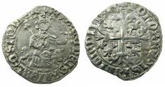 World Coins - ITALY.Kingdom of Naples.Robert 'The Wise' of Anjou AD 1309-1343.AR.Gigliato.Pothumus issue, uncertain ruler or mint.