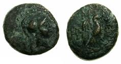 Ancient Coins - CILICIA.SOLOI.Circa 3rd cent BC.16.1mm. Athena.Reverse. Eagle.