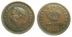 World Coins - INDIA.PORTUGUESE.Lius I.AE. Oitavo(1/8) de Tanga.1884. Scarce.