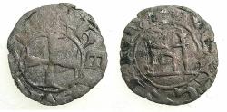 World Coins - CRUSADER STATES.CYPRUS.Henry I AD 1218-1253.Billon Denier.Type 7.Group 3.( reversed Y CYPRI )