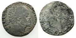 World Coins - ITALY.Kingdom of Naples and Sicily.Philip II 1554-1598, 2nd period King of Spain and Naples-Sicily 1556-1598.AR. Carlino N.D.Mint of NAPLES. 