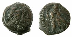 Ancient Coins - EGYPT.ALEXANDRIA.Ptolemy VI joint reign with Ptolemy VIII 70-164/3 BC.AE.20mm.