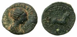 Ancient Coins - ROMAN.Provincial.Arcardia.Mantinea.Plautilla, wife of Caracalla,  Augusta AD 202-205.AE.21mm.Unpublished?