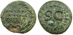 Ancient Coins - ROME.Augustus 27BC-AD 14.AE.Dupondius, struck 16BC.C.Cassius Celer Moneyer.