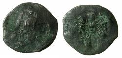 Ancient Coins - BYZANTINE EMPIRE.Alexius III Angelus-Comnenus AD 1195-1203.AE.Trachy. Mint of CONSTANTINOPE