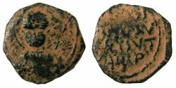 World Coins - CRUSADER STATES.Principality of ANTIOCH.Tancred AD 1104-1112.AE.Follis.1st type, small flan.