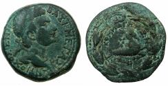 Ancient Coins - COMMAGENE.Antiochus IV Epiphanes AD 38-72.AE.22.1mm. Bust of Antiochus IV Reverse.Capricorn.