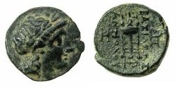 Ancient Coins - SELEUCID EMPIRE.Antiochus II 261-246 BC.AE.16.8mm. Mint of SARDES.