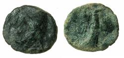 Ancient Coins - SOPHENE, kingdom of.( Western Armenia ).  Arkathias I , after circa 150 BC.AE.15.9mm ( Dichalkon ).