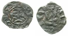 World Coins - CRUSADER STATES.GREECE.EPIRUS.John II Orsini AD 1323-1335.Bi.Denier.Struck at ARTA.